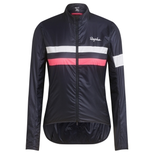 Rapha Brevet Vind Jackor Dam Marinblå Rosa Vita | 26807YPZT