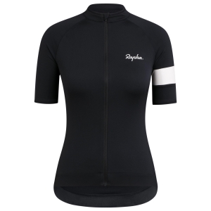 Rapha Core Cycling Performance Ridning Jersey Dam Svarta | 48507REGQ