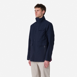 Rapha Insulated GORE-TEX Field Coat Ytterkläder Herr Marinblå Marinblå | 47395PNFA