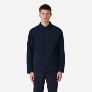 Rapha Insulated Overshirt Ytterkläder Herr Marinblå Marinblå | 73042SOAK