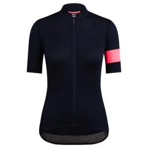 Rapha Klassiska Flyweight Cycling Jersey Dam Marinblå Rosa | 49358OSYR