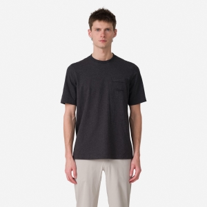 Rapha Logo Pocket T-shirt Herr Grå Svarta | 12386WVXM