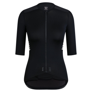 Rapha Pro Team Aero Cycling Jersey Dam Svarta Vita | 50186LENU