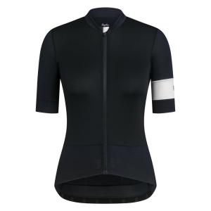 Rapha Pro Team Cycling Warm Ridning Jersey Dam Svarta Vita | 07396AGPR