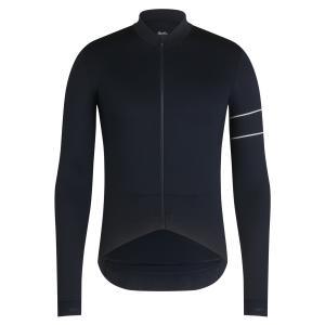Rapha Pro Team Long Sleeve Thermal Jersey Herr Marinblå Vita | 83657RDQT