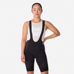 Rapha Pro Team Powerweave Bib Shorts Dam Svarta | 45673WTEF