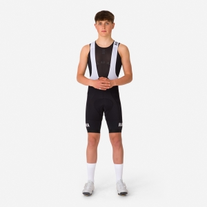 Rapha Pro Team Tränings Bib Shorts Herr Svarta Vita | 98507EXWN