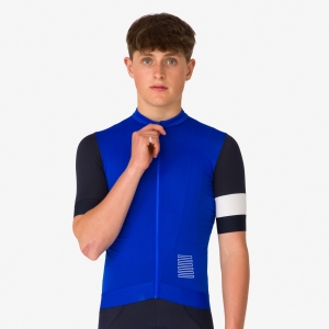 Rapha Pro Team Tränings for Cycling Jersey Herr Marinblå | 74260AZGX