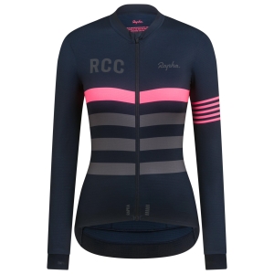 Rapha RCC Pro Team Long Sleeve Jersey Dam Marinblå | 29586KCHG